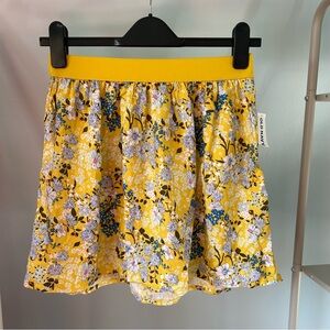 Old Navy NWT Girls Yellow Floral XL Skirt